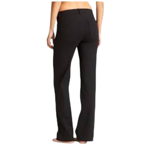 Athleta Black Ponte Wide Leg Pants Size 8 - Picture 2 of 15
